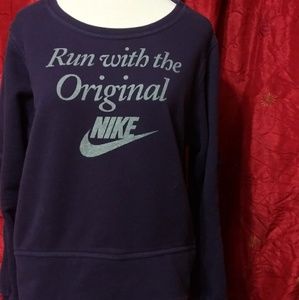 Purple Nike Sweater (Size LG)